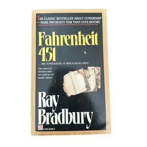 Ray Bradbury Fahrenheit 451 Vintage Del Rey Paperback Classic Dystopian BookTok